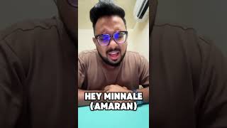 Hey Minnale Cover  Amaran amaran indianarmy tamil [upl. by Yznel]