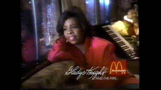 1986 McDonalds McDLT quotGladys Knight and the Pips  Out on the road hungry for home TV Commercial [upl. by Akired]