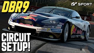 GT SPORT  Gr3 Aston Martin DBR9 GT1 CIRCUIT Setup [upl. by Htelimay628]