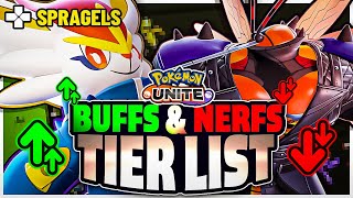 NEW Season 19 Buff amp Nerf Pokemon Unite TIER LIST [upl. by Anirak]