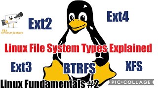 Linux File System Types Explained  Ext2Ext3Ext4XFSBTRFS  Linux Fundamentals 2 [upl. by Aciraa]