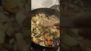 Cooking seafood with vegetables delicious yummy [upl. by Eirhtug]