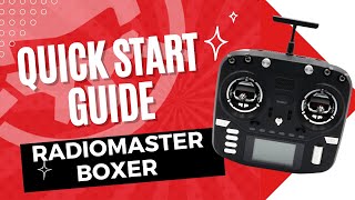 RadioMaster Boxer Quick Start Guide EdgeTX [upl. by Balough]