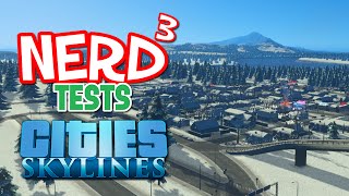 Nerd³ Tests Cities Skylines  Snowfall [upl. by Jorie334]