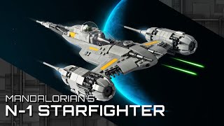 Mandalorians N1 Starfighter  Lego Star Wars MOC [upl. by Earesed]