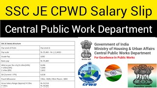 SSC JE 2024 CPWD JE JOB profile salary facility  SSC JE  Central Public Work Department sscje [upl. by Grange]