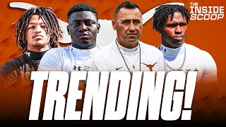 Recruiting Rumors Texas Longhorns SURGING for 5Star Prospects  Horns Could Finish Top3 [upl. by Tenahs]