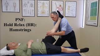 Proprioceptive Neuromuscular Facilitation PNF Stretch  Hold Relax HR [upl. by Aniram]