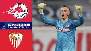 FC Salzburg vs Sevilla Extended Highlights  Group Stage  MD 6  CBS Sports Golazo [upl. by Aillimat491]