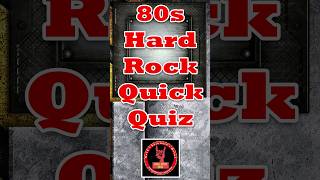 How Many Do You Know Hard Rock Heavy Metal Hair Band Quick Quiz Trivia 80smusic [upl. by Raf122]