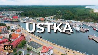 Ustka z drona  Lato 2022  LECE W MIASTO™ 4k [upl. by Diane881]