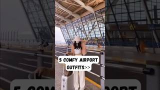 Travel in Style 5 comfy Airport Outfit Ideas for Women womensfashion airportlook shorts [upl. by Ggerg]