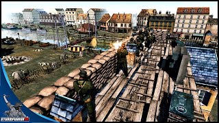 French Commandos assault on Ouistreham Casino Bunker  DDay  Gem Editor Scenario [upl. by Teri]