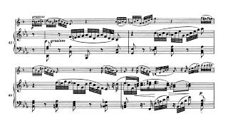 Johannes Brahms  Clarinet Sonata in E flat major Op 120 No 2 score [upl. by Crispen]