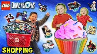 FGTEEV Shopping LEGO DIMENSIONS and CUPCAKES Target Stores Probably Hate Us  New Game Room Tour [upl. by Ahmar]