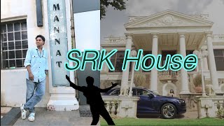 Shahrukh Khan Ghar Mumbai  SRK House Mannat House [upl. by Nayllij324]