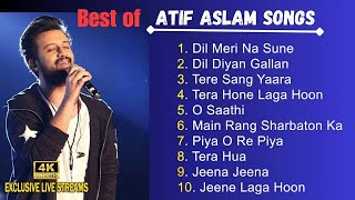 🔴 Live  Best Of Atif Aslam  Atif Aslam Top 10 Songs Jukebox  Atif Aslam Hit Songs 2024 [upl. by Anilrats]