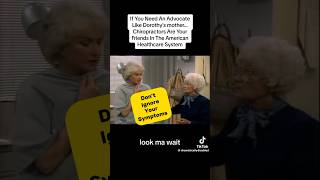 chiropractichumor  Dr Karin as Sophia Petrillo from the Golden Girls ❤️‍🩹 [upl. by Akapol]