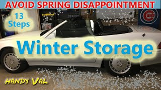 13 Best Winter Classic Car Storage Steps with Checklist [upl. by Dev203]