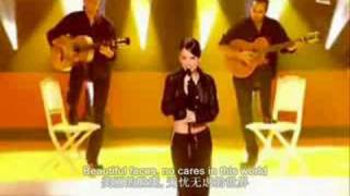 法国美女 Alizee  La Isla Bonita 中英文字幕 超级好听 高清晰 [upl. by Sewel]