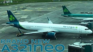 Aer Lingus A321neo Brand New Business Class  Dublin to London Heathrow  Flight Review [upl. by Ashelman540]