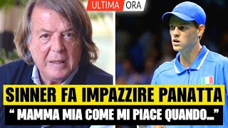 Sinner fa impazzire Panatta dopo la vittoria in semifinale contro lAustralia “Mamma mia come mi” [upl. by Ydnak]