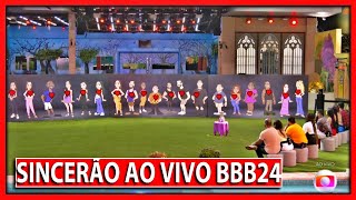 💥BBB 24 4º Sincerão AO VIVO Big Brother Brasil AO VIVO BBB24 [upl. by Allicirp]