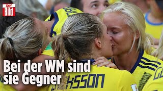 Sie sind das Liebespaar der Frauen WM Magdalena Eriksson und Pernille Harder [upl. by Deth]