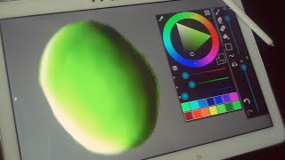 Color blending techniques in Artflow part1 Drawing class [upl. by Nnaytsirk]