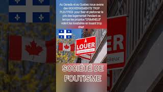 Se loger au QUEBEC CANADA  Les profiteurs [upl. by Nihahs225]