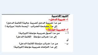 04 ضريبة الدخل والضريبة المؤجلة [upl. by Rabassa]