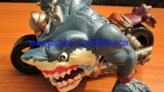 Street Sharks Toy Rip Rider Motorcycle [upl. by Huttan511]