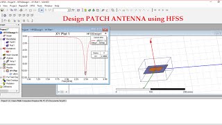 Microstrip Patch Antenna  Using HFSS 2022  Design for Any Frequency With MATLAB Code [upl. by Llerreg]