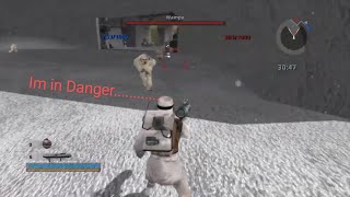 STAR WARS Battlefront 2 Wampa Hunt [upl. by Siahc534]