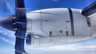 ATR72 engine start take off climb [upl. by Merritt]