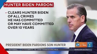 President Biden issues unconditional pardon for son [upl. by Cita770]