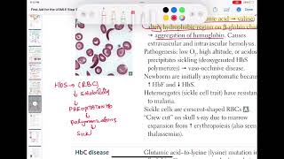 Sickle cell anemia p1 haematology 51 First Aid USMLE Step 1 in UrduHindi [upl. by Lossa]