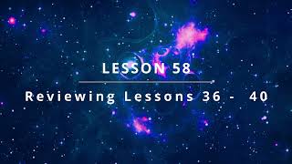 ACIM Lesson 58  You are Blessed as a Son of God [upl. by Cavit]