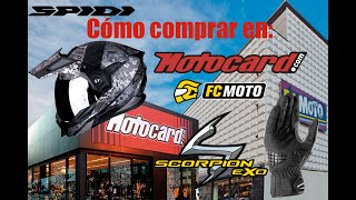 COMO COMPRAR EN MOTOCARD Ó FCMOTO  REVIEW SCORPION EXO ADX1 Y GUANTES SPIDI [upl. by Kumler]