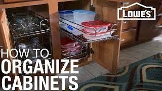 How to Install Cabinet Organizers [upl. by Auqcinahs]