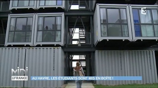 Au Havre les étudiants sont mis en boîte [upl. by Nnayd]