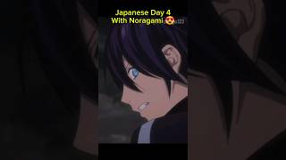 Japanese Day 4 with Noragami Aragoto noragami yato anime shorts [upl. by Reniti]