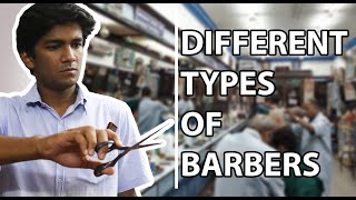 Different Types of Barbers  Manish Kharage [upl. by Nigem]