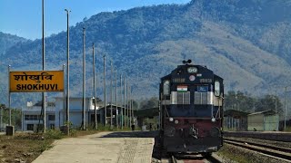 NAGALAND TRAIN JOURNEY  GUWAHATI to SHOKHUVI Complete Train Journey  Indian Railways [upl. by Lotsyrc486]