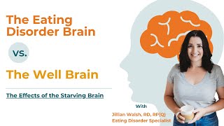 The Eating Disorder Brain vs The Well Brain  Effects of the Starving Brain and Eating Disorders [upl. by Rennug]