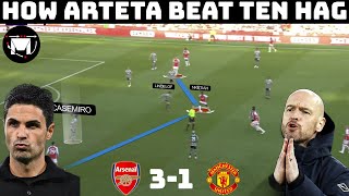 Tactical Analysis  Arsenal 31 Manchester United  Arsenal A Cut Above [upl. by Ashlie]