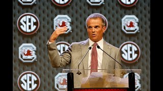 Football Shane Beamer SEC Football Media Day 071524 [upl. by Aronid]