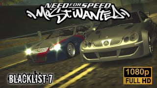 GW LAWAN BOSS CANTIK BLACKLIST 7 KAMIKAZE PAKAI MOBIL MERCEDES BENZ AMG  NFS MOST WANTED REDUX [upl. by Recnal858]