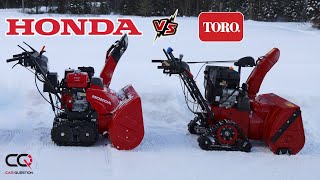 Honda VS Toro Snow blower Which one is the best Easy answer [upl. by Pantia870]