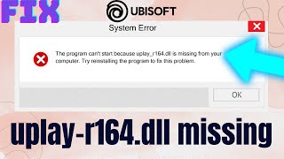 HOW TO FIX UPLAYR164 DLL MISSING [upl. by Namyw]